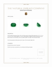 0.86 Ct. Emerald from Brazil Appraisal