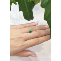 0.86 Ct. Emerald from Brazil Life Style