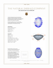0.60 Ct. Emerald from Zambia 3 D Scan Report