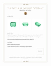 1.40 Ct. Emerald from Nigeria Appraisal