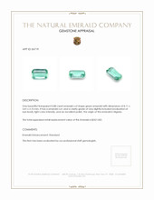 0.88 Ct. Emerald from Nigeria Appraisal