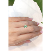 0.96 Ct. Emerald from Nigeria Life Style