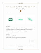 1.18 Ct. Emerald from Nigeria Appraisal