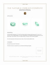 1.25 Ct. Emerald from Nigeria Appraisal