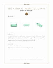 0.66 Ct. Emerald from Nigeria Appraisal