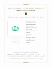 0.88 Ct. Emerald from Nigeria Scan Report
