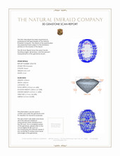 0.59 Ct. Emerald from Zambia 3 D Scan Report