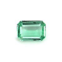 Men's Emerald Ring 1.01 Ct., 18K Yellow Gold Combination Stone