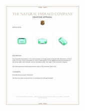 1.04 Ct. Emerald from Nigeria Appraisal