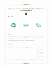 1.69 Ct. Emerald from Nigeria Appraisal