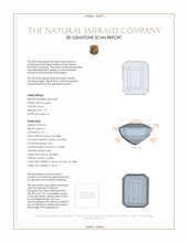 1.79 Ct. Emerald from Nigeria 3 D Scan Report