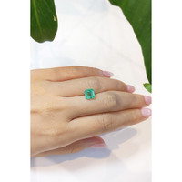 2.49 Ct. Emerald from Nigeria Life Style