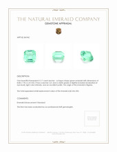 3.17 Ct. Emerald from Nigeria Appraisal
