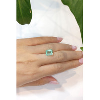 3.89 Ct. Emerald from Nigeria Life Style