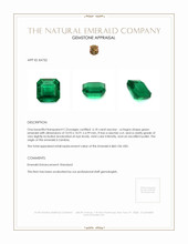 6.18 Ct. Emerald from Zambia Appraisal