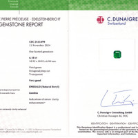 6.18 Ct. Emerald from Zambia Scan Report