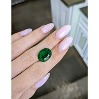 6.85 Ct. Emerald from Zambia Life Style
