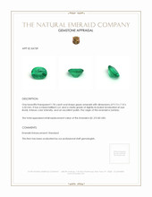 1.96 Ct. Emerald from Zambia Appraisal