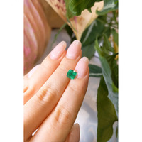 1.29 Ct. Emerald from Brazil Life Style