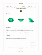 0.70 Ct. Emerald from Zambia Appraisal