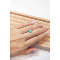 1.30 Ct. Emerald from Brazil Life Style