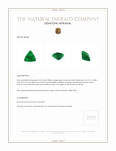 0.50 Ct. Emerald from Brazil Appraisal