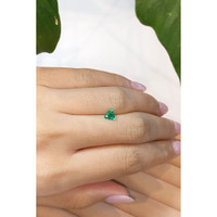 0.50 Ct. Emerald from Brazil Life Style