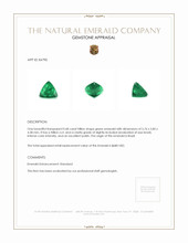 0.68 Ct. Emerald from Brazil Appraisal