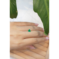 0.70 Ct. Emerald from Brazil Life Style