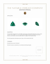 0.72 Ct. Emerald from Brazil Appraisal