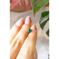 0.72 Ct. Emerald from Brazil Life Style