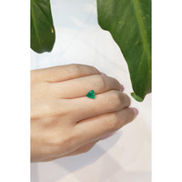 0.76 Ct. Emerald from Brazil Life Style