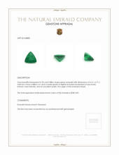0.78 Ct. Emerald from Brazil Appraisal