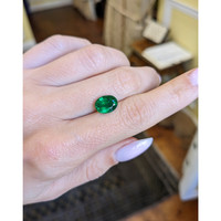 2.51 Ct. Emerald from Zambia Life Style
