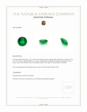 1.81 Ct. Emerald from Zambia Appraisal