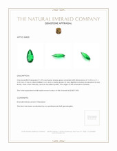 1.39 Ct. Emerald from Zambia Appraisal