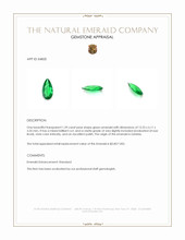 1.39 Ct. Emerald from Zambia Appraisal