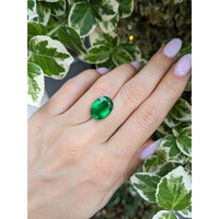 6.45 Ct. Emerald from Zambia Life Style