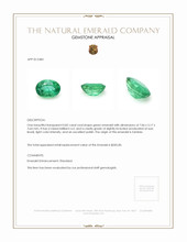 0.82 Ct. Emerald from Zambia Appraisal