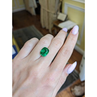 4.48 Ct. Emerald from Zambia Life Style