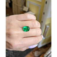 4.48 Ct. Emerald from Zambia Life Style
