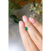 0.76 Ct. Emerald from Zambia Life Style