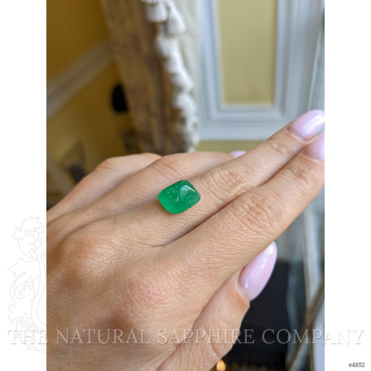 5.17 Ct. Cabochon Emerald from Colombia