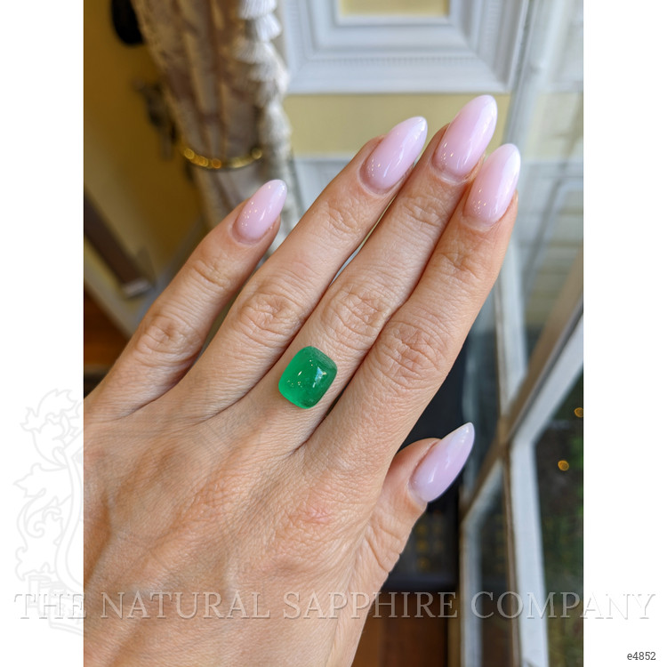 5.17 Ct. Cabochon Emerald from Colombia
