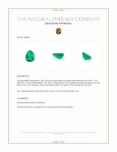1.58 Ct. Emerald from Colombia Appraisal