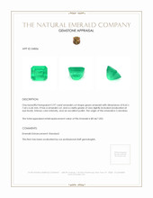 2.97 Ct. Emerald from Colombia Appraisal