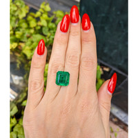 8.16 Ct. Emerald from Zambia Life Style