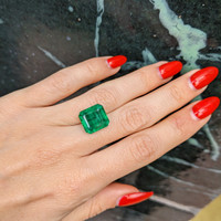 8.16 Ct. Emerald from Zambia Life Style