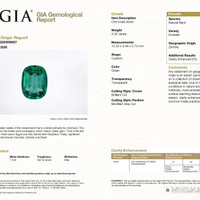 4.32 Ct. Emerald from Zambia Scan Report
