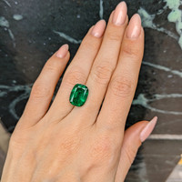 5.52 Ct. Emerald from Zambia Life Style